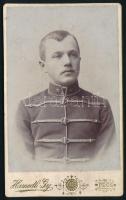 Hernády Nándor (1879-1939) későbbi alezredes vizitkártya fotója kadét korából