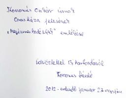 Koszorus László: Torda-Bihartorda története. DEDIKÁLT! Bp., é.n. Kiadói papírkötés, jó állapotban