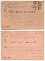 5 db RÉGI első világháborús tábori postai levelezőlap / 5 pre-1945 WWI K.u.K. military field postcar...