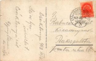 1942 Csáktornya, Cakovec; Zrínyi vár, Benkő István kiadása / castle + "CSÁKTORNYA - BUDAPEST 8 ...