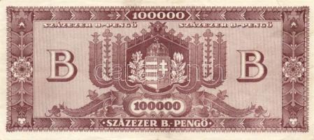 1946. 100000 BP színtévnyomat összehasonlító példánnyal RRR! T: II