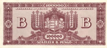 1946. 100000 BP színtévnyomat összehasonlító példánnyal RRR! T: II