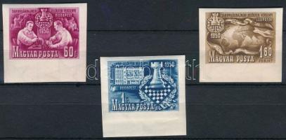 1950 Sakk I. vágott ívszéli sor (60.000)