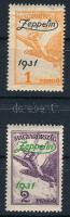 1931 Zeppelin sor (18.000) (1P ráncok / creases)