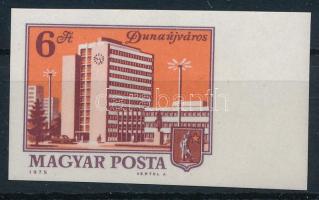1975 Tájak-városok V. vágott ívszéli bélyeg (4.000)