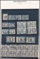 Kiskunfélegyháza ügyvédi bélyegek 35 db