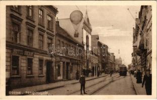 Odense, Kongensgade / street view, tram, hotel