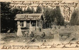 1903 Edestad, Hjortsberga skyttepaviljong / shooting pavilion, shooting range (EK)