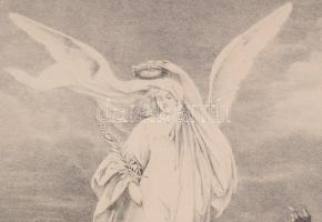 cca 1871 Kollarz Ferenc (1825-1894): Az 1870-71-ik háború és béke emléklapja, rajzolta: - -, "M...