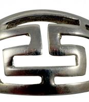 Ezüst (Ag) medál, jelzett, nettó 1,78g