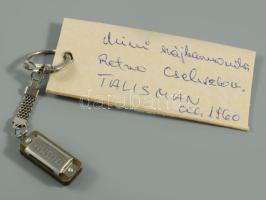cca 1960 Cseh Talisman mini szájharmonika, h: 32mm