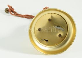 Fém csengő, zeneszerkezettel, a Csendes éj zeneéjét játssza, m: 9,5 cm