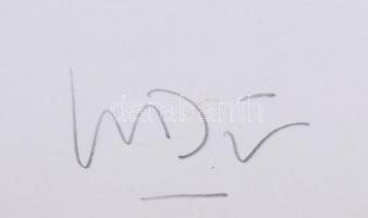 Jan Wilhelm van Dycken (1949-): Geometrikus kompozíció. Szitanyomat, papír. Jelzett. Számozott (100/...