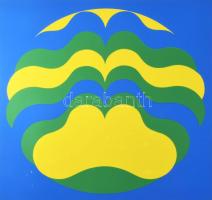 Fajó János (1937-2018): Formaünnep, 1971-1989. Szitanyomat, papír, jelzett, művészpéldány 36/50 szám...