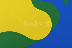 Fajó János (1937-2018): Formaünnep, 1971-1989. Szitanyomat, papír, jelzett, művészpéldány 36/50 szám...