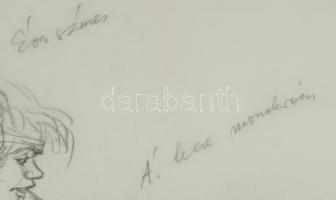 Jankovics Marcell (1941-2021): Jelenet Az ember tragédiája c. 2011-es animációs filmből. JM eredeti ...