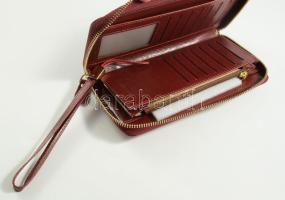 Banyanu női bőr pénztárca, újszerű, 11x20 cm