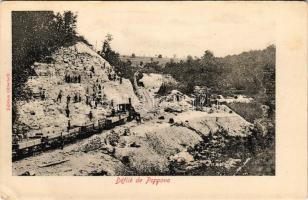 Popovo, Défilé de Poppovo / mountain pass, industrial railway, locomotive, train (EK)