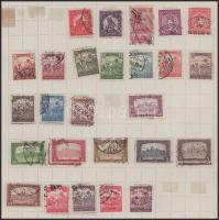 Kis magyar összeállítás az 1916-1958 közötti időszakból több példányokkal, albumlapokon, iratrendező mappában