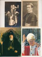 PÁPASÁG, SZENTEK - 17 db MODERN és RÉGI képeslap / 17 modern and pre-1945 papacy and saints postcards