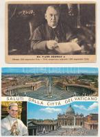 PÁPASÁG, SZENTEK - 17 db MODERN és RÉGI képeslap / 17 modern and pre-1945 papacy and saints postcard...