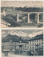 11 db RÉGI külföldi város képeslap / 11 pre-1945 foreign town postcards
