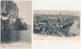 11 db RÉGI külföldi város képeslap / 11 pre-1945 foreign town postcards