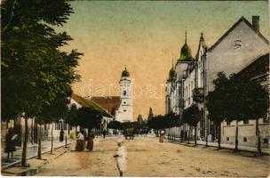 Szentes, Petőfi utca. Untermüller Ernő kiadása (EB)