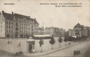 Chernivtsi Chamber of Commerce with Café Kaiser and the City Theatre