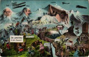 1913 Die Jungfrau in der Zukunft / in the future montage / a jövőben montázs (EM)