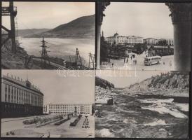 ca 1960 Szovjetúnió Orloj, Krasznojarszk, Csita, 6 db feliratozott MTI fotó 18x14 cm / ca 1960 Soviet union 5 inscribed MTI photos 18x14 cm