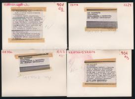 ca 1960 Szovjetúnió Orloj, Krasznojarszk, Csita, 6 db feliratozott MTI fotó 18x14 cm / ca 1960 Sovie...