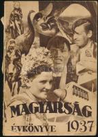 1937 A Magyarság évkönyve, hiányzó hátsó borító, 222p