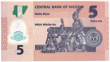 Nigéria 2024 5N "HP 1490989" T:AU Nigeria 2024. 5 Naira "HP 1490989" C:AU Krause 38.