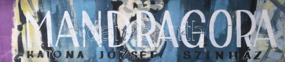 Rau Tibor (1934-2000): Mandragora, Katona József Színház (plakátterv). Tempera, papír. Jelzés nélkül...