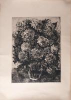 3 db magyar rézkarc: Imre István (1918-1983): Rozanits Tibor (1931-) 30x40 cm Jelzettek, feltekerve, lap szélén képet nem érő beszakadás