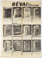 1937 A Révai könyvnapi katalógusa nagy méretű képes kiadvány