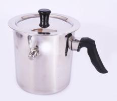 Peterhof 2 literes rozsdamentes acél duplafalú tejforraló, dobozában.