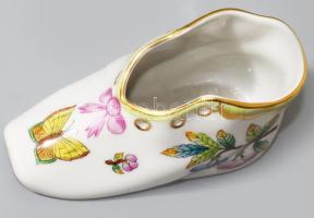 Herendi Viktória mintás cipő, jelzett, hibátlan, h: 10 cm