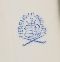 Herendi Viktória mintás cipő, jelzett, hibátlan, h: 10 cm