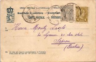 1898 Walferdange, Chateau, Grand Duché de Luxembourg. Charles Bernhoeft / castle (EK)