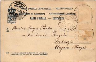 1899 Echternach, Procession dansante, Eglise paroissiale, Groupe de la Procession. Charles Bernhoeft...