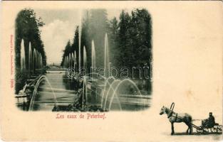 Petergof, Peterhof, Petrodvorets (Saint Petersburg); Les eaux. Stengel &amp; Co. Dresden 12005. ...