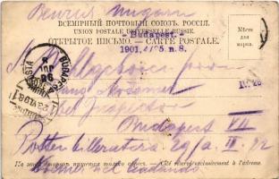 1901 Saint Petersburg, St. Petersbourg, Leningrad, Petrograd; Citadelle et la Cathédrale des Sts. Pi...