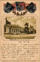 1899 Berlin, Kaiser Wilhelm Denkmal / monument. Verlag Paul Kohl. Lith. &amp; Druck Wolfrum &amp...