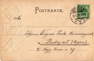 1899 Berlin, Kaiser Wilhelm Denkmal / monument. Verlag Paul Kohl. Lith. &amp; Druck Wolfrum &amp...