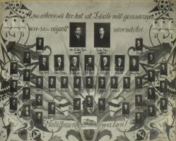 1935-1938 A Mezőkövesdi Kir. Kat. Szt. László Reálgimnázium 1935./1937-1938. végzett növendékeinek 2...