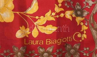 Laura Biagotti olasz kendő, jelzett, 68x170 cm
