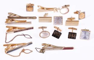 Kis zacskónyi nyakkendőtű és mandzsetta gomb