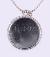 Fém nyaklánc gobelin medállal